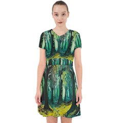 Trees Forest Mystical Forest Nature Junk Journal Landscape Nature Adorable In Chiffon Dress