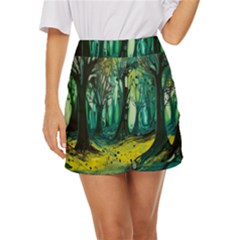 Trees Forest Mystical Forest Nature Junk Journal Landscape Nature Mini Front Wrap Skirt