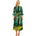 Trees Forest Mystical Forest Nature Junk Journal Landscape Nature Midsummer Wrap Dress View4