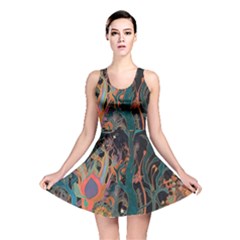 Trees Forest Mystical Forest Nature Junk Journal Landscape Reversible Skater Dress