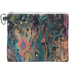 Trees Forest Mystical Forest Nature Junk Journal Landscape Canvas Cosmetic Bag (xxxl)