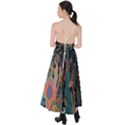 Trees Forest Mystical Forest Nature Junk Journal Landscape Tie Back Maxi Dress View2