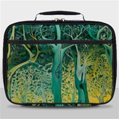 Trees Forest Mystical Forest Nature Junk Journal Scrapbooking Background Landscape Full Print Lunch Bag