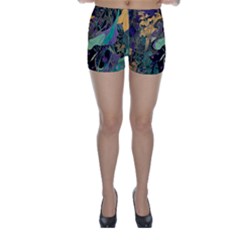 Flowers Trees Forest Mystical Forest Nature Skinny Shorts