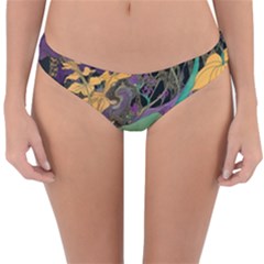 Flowers Trees Forest Mystical Forest Nature Reversible Hipster Bikini Bottoms