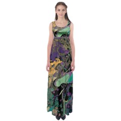 Flowers Trees Forest Mystical Forest Nature Empire Waist Maxi Dress