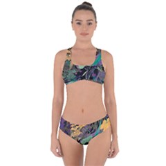 Flowers Trees Forest Mystical Forest Nature Criss Cross Bikini Set