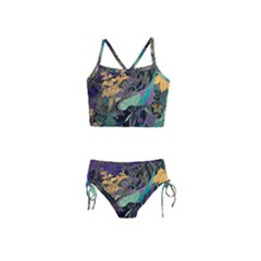 Flowers Trees Forest Mystical Forest Nature Girls  Tankini Swimsuit