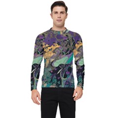 Flowers Trees Forest Mystical Forest Nature Men s Long Sleeve Rash Guard