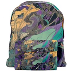 Flowers Trees Forest Mystical Forest Nature Giant Full Print Backpack