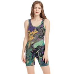 Flowers Trees Forest Mystical Forest Nature Women s Wrestling Singlet