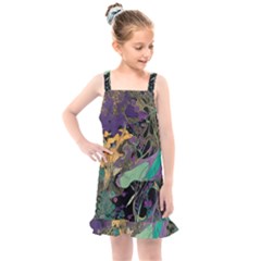 Flowers Trees Forest Mystical Forest Nature Kids  Overall Dress