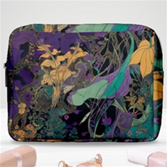 Flowers Trees Forest Mystical Forest Nature Make Up Pouch (large)