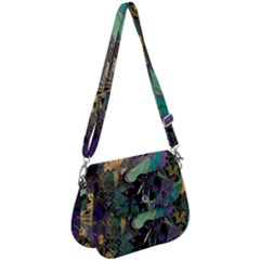 Flowers Trees Forest Mystical Forest Nature Saddle Handbag