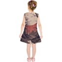 Comic Gothic Macabre Vampire Haunted Red Sky Kids  Tunic Dress View2