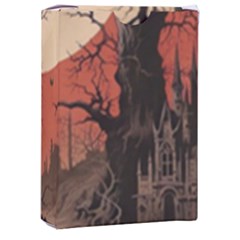 Comic Gothic Macabre Vampire Haunted Red Sky Playing Cards Single Design (rectangle) With Custom Box