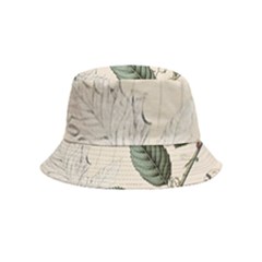 Butterflies Butterfly Botanical Nature Sketch Junk Journal Field Notes Paper Vintage Ephemera Inside Out Bucket Hat (kids)