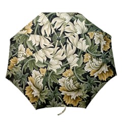 Flower Blossom Bloom Botanical Spring Nature Floral Pattern Leaves Folding Umbrellas