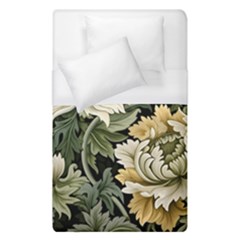 Flower Blossom Bloom Botanical Spring Nature Floral Pattern Leaves Duvet Cover (single Size)