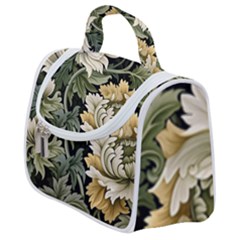 Flower Blossom Bloom Botanical Spring Nature Floral Pattern Leaves Satchel Handbag