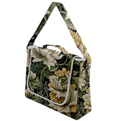 Flower Blossom Bloom Botanical Spring Nature Floral Pattern Leaves Box Up Messenger Bag