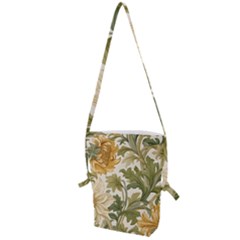 Flower Floral Pattern Floral Digital Paper Spring Flora Botanical Blossom Bloom Vintage Folding Shoulder Bag