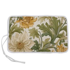 Flower Floral Pattern Floral Digital Paper Spring Flora Botanical Blossom Bloom Vintage Pen Storage Case (l)