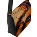 Texture Woodgrain Pattern Nature Wood Pattern Flap Closure Messenger Bag (L) View2