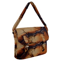 Texture Woodgrain Pattern Nature Wood Pattern Buckle Messenger Bag by Maspions