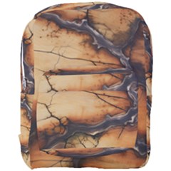 Texture Woodgrain Pattern Nature Wood Pattern Full Print Backpack