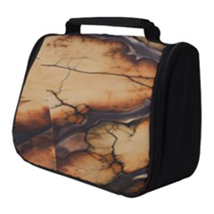 Texture Woodgrain Pattern Nature Wood Pattern Full Print Travel Pouch (small)