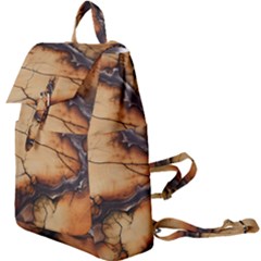 Texture Woodgrain Pattern Nature Wood Pattern Buckle Everyday Backpack by Maspions