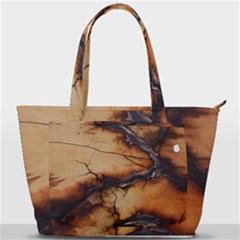 Texture Woodgrain Pattern Nature Wood Pattern Back Pocket Shoulder Bag 