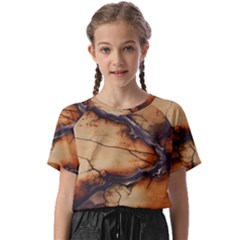 Texture Woodgrain Pattern Nature Wood Pattern Kids  Basic T-shirt