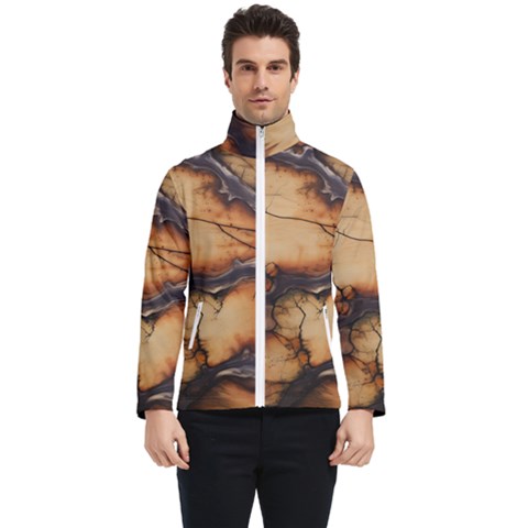 Texture Woodgrain Pattern Nature Wood Pattern Men s Bomber Jacket by Maspions