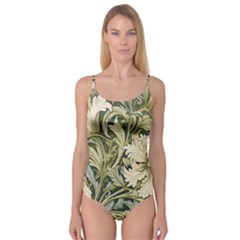 Flower Floral Pattern Floral Digital Paper Spring Flora Botanical Blossom Bloom Vintage Art Camisole Leotard 