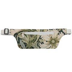 Flower Floral Pattern Floral Digital Paper Spring Flora Botanical Blossom Bloom Vintage Art Active Waist Bag