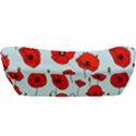 Poppies Flowers Red Seamless Pattern Car Seat Back Cushion  View3