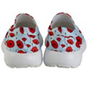 Poppies Flowers Red Seamless Pattern Kids Lightweight Slip Ons View4