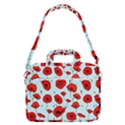 Poppies Flowers Red Seamless Pattern MacBook Pro 15  Shoulder Laptop Bag View1