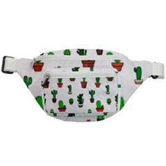 Cactus Plants Background Pattern Seamless Fanny Pack