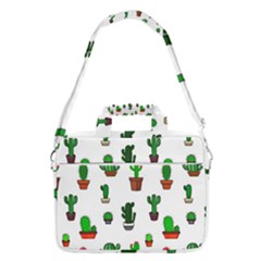 Cactus Plants Background Pattern Seamless Macbook Pro 15  Shoulder Laptop Bag