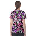 Flowers Floral Pattern Digital Texture Beautiful Women s Sport Mesh T-Shirt View2