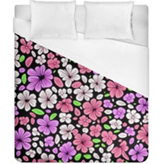 Flowers Floral Pattern Digital Texture Beautiful Duvet Cover (california King Size)