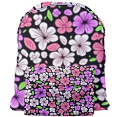 Flowers Floral Pattern Digital Texture Beautiful Giant Full Print Backpack