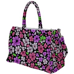 Flowers Floral Pattern Digital Texture Beautiful Duffel Travel Bag