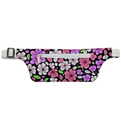 Flowers Floral Pattern Digital Texture Beautiful Active Waist Bag