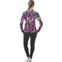 Flowers Floral Pattern Digital Texture Beautiful Women s Pique Long Sleeve T-Shirt View2