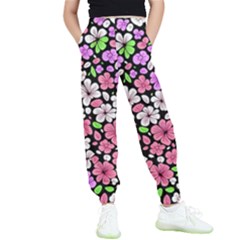 Flowers Floral Pattern Digital Texture Beautiful Kids  Joggers