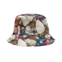 Seamless Texture Gems Diamonds Rubies Decorations Crystals Seamless Beautiful Shiny Sparkle Repetiti Bucket Hat by Maspions